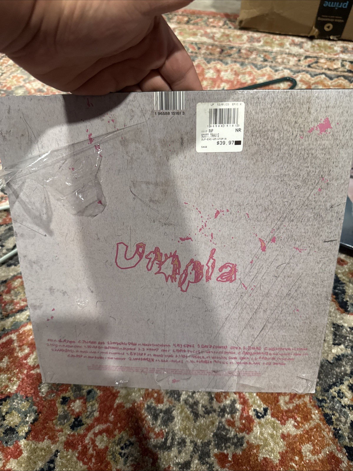 Travis Scott Utopia 2023 Limited Ed. Blue Double Vinyl Hip Hop 2LP SEALED READ