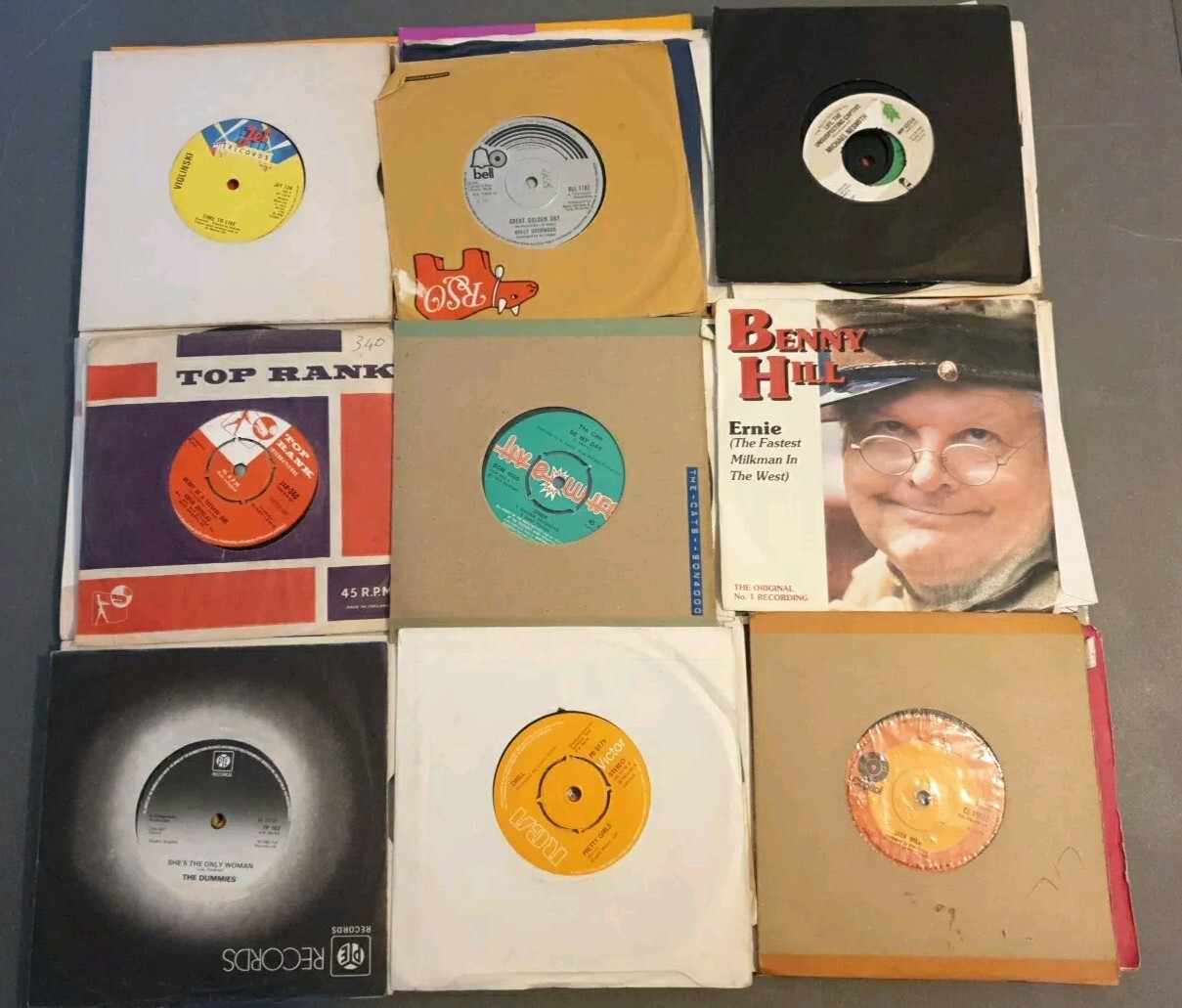 Instant Starter Record Collection 20 X 7” Vinyl Records 1970’s