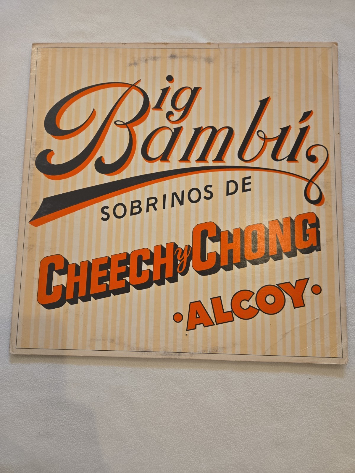 Cheech and Chong Big Bambu Vinyl LP Gatefold 1972 Ode Records SP 77014 VG+
