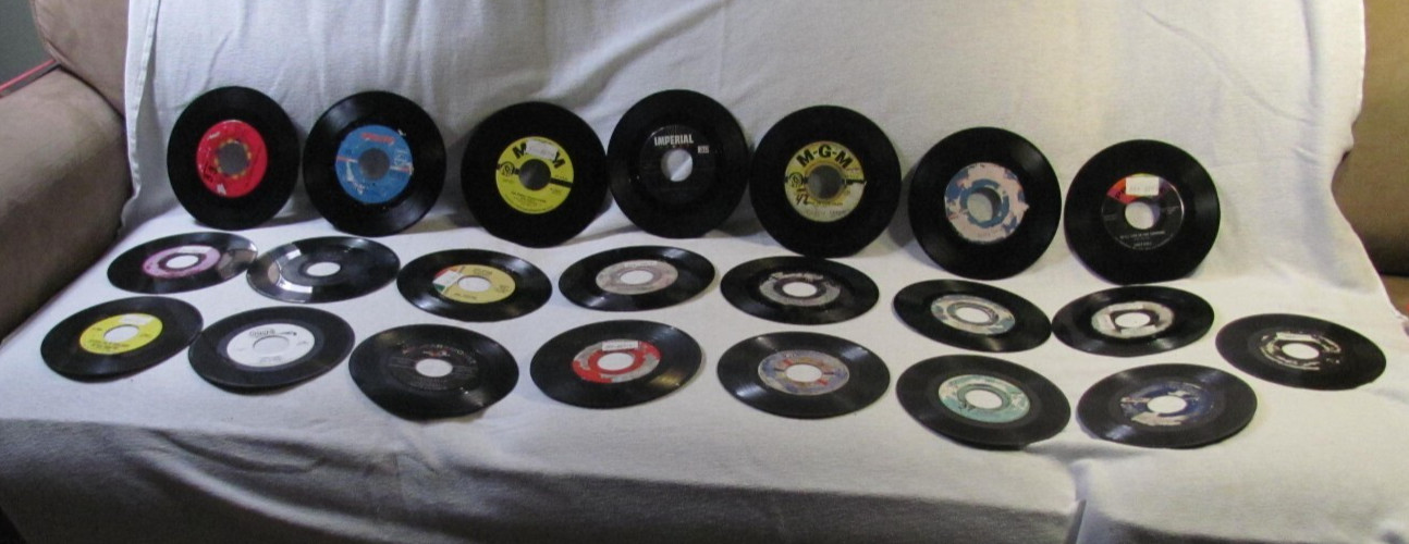 Lot Vintage 45 Records 50s 60s 70s 80s Rock Pop Oldies Elvis.Paul Anka,4 Season