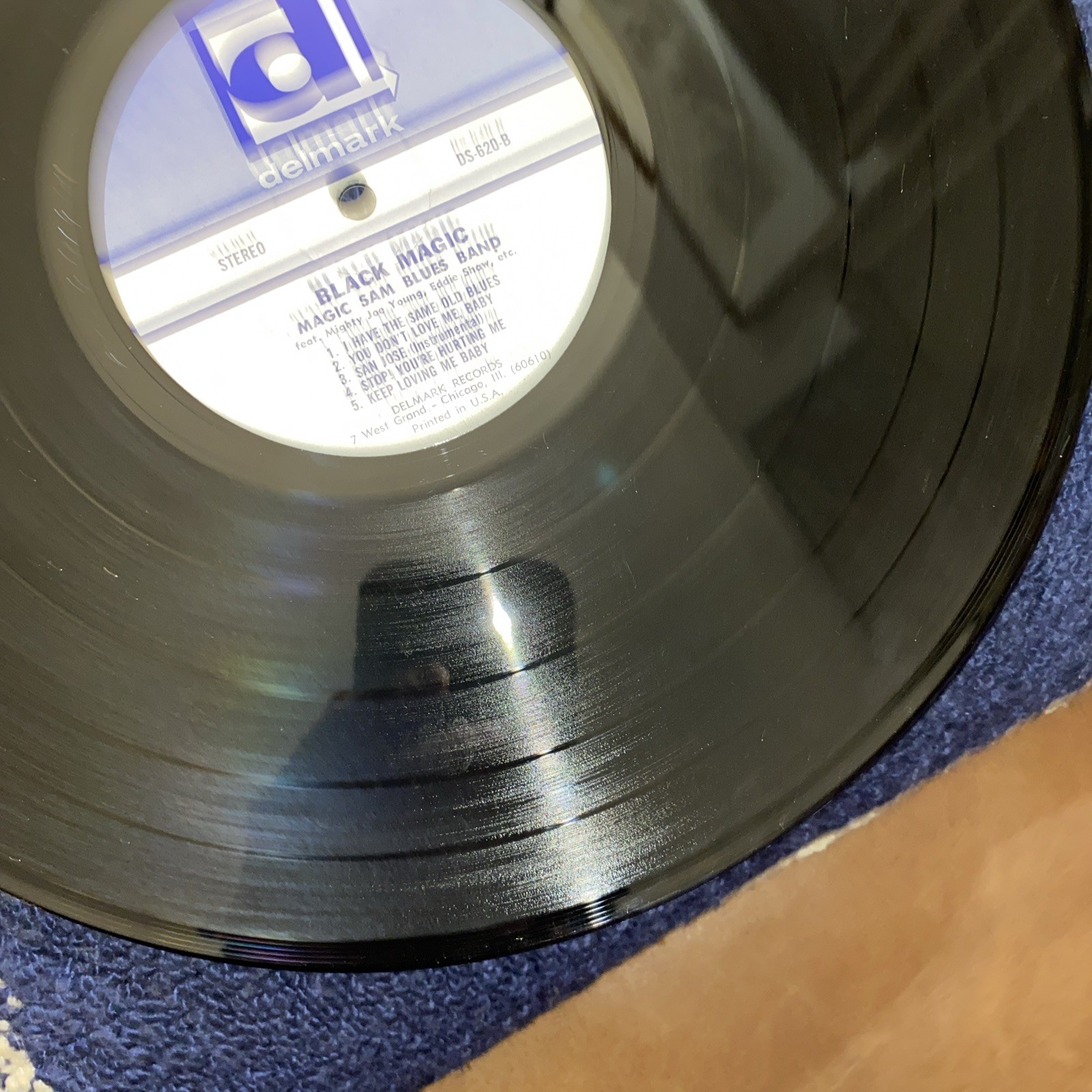 BLACK MAGIC DELMARK DS-620 MAGIC SAM BLUES BAND EX FIRST PRESS