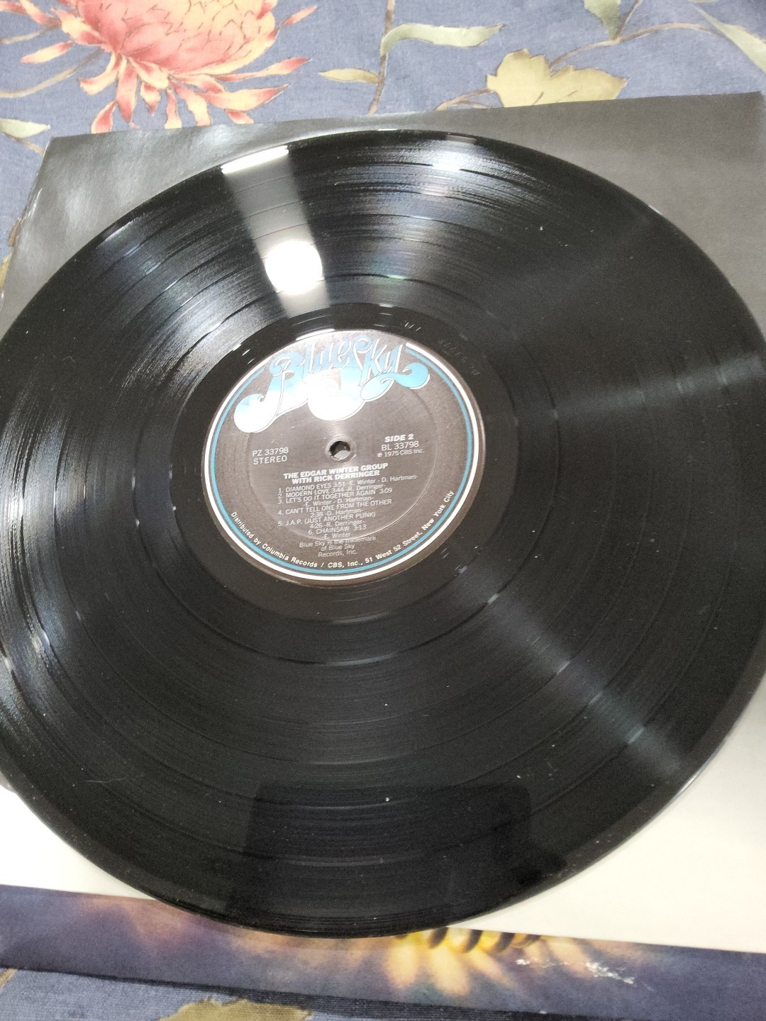 EDGAR WINTER GROUP with RICK DERRINGER ~ LP 1975 PZ 33798 PROMO