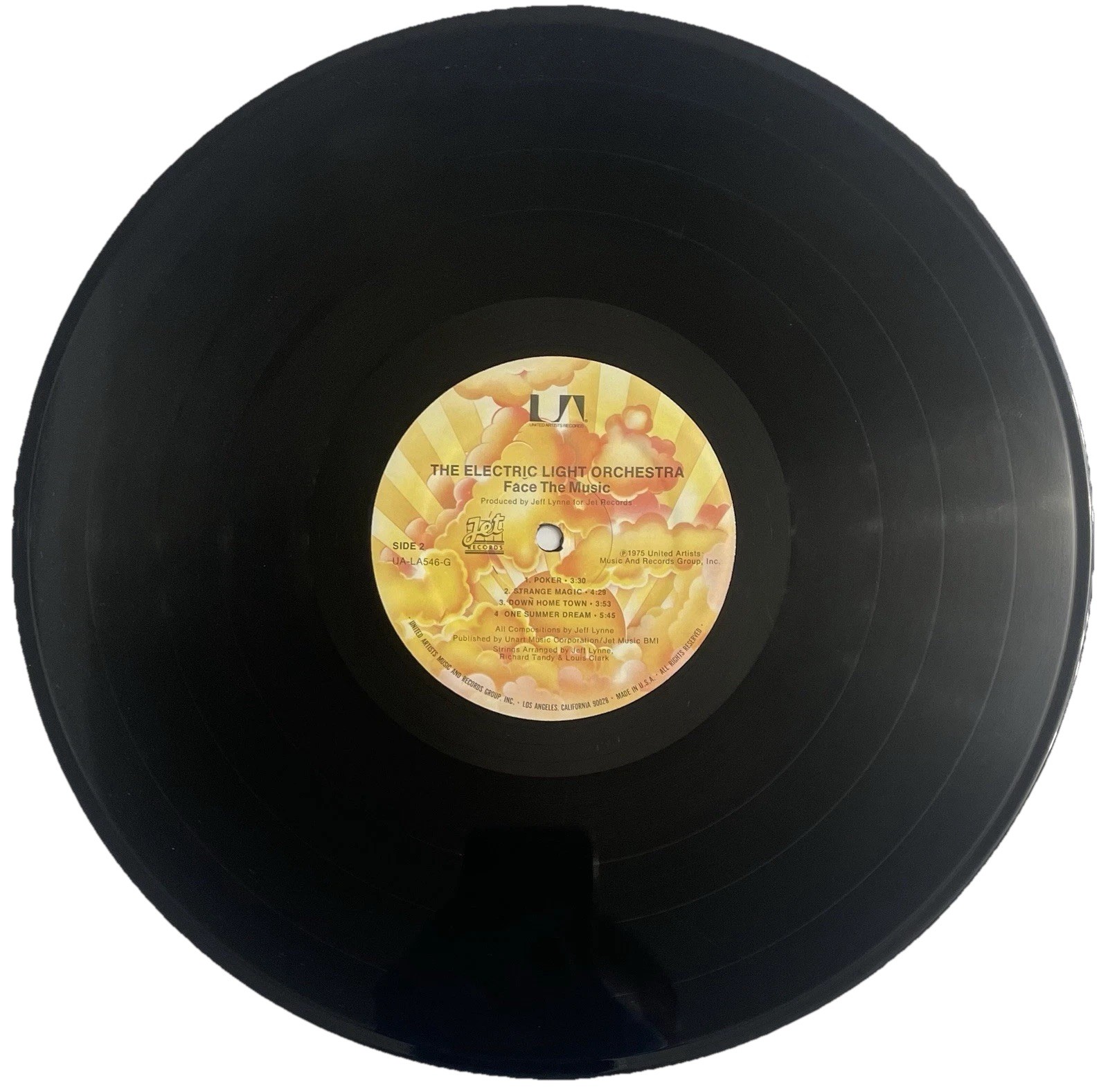 Electric Light Orchestra ELO – Face The Music – Jet UA-LA546-G 1975 – Vinyl LP