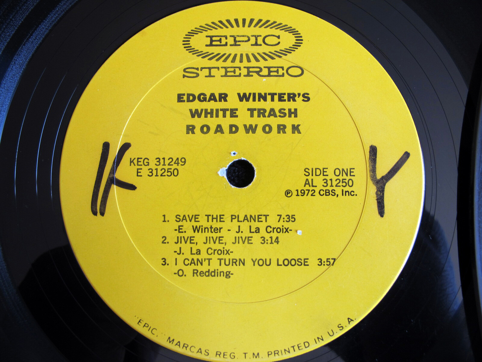 Edgar Winter’s White Trash : Roadwork LIVE 1972 Rock 2LP Vinyl Record KEG 31249