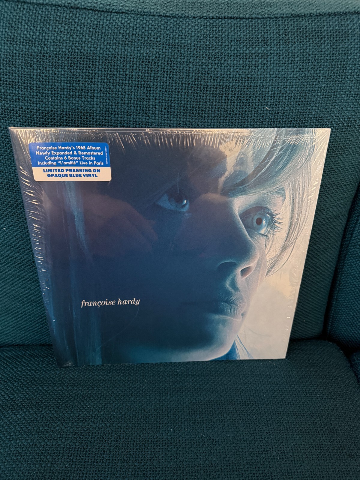Francoise Hardy – L’amitie [Vinyl LP] Blue Colored Vinyl bonus tracks NM / NM