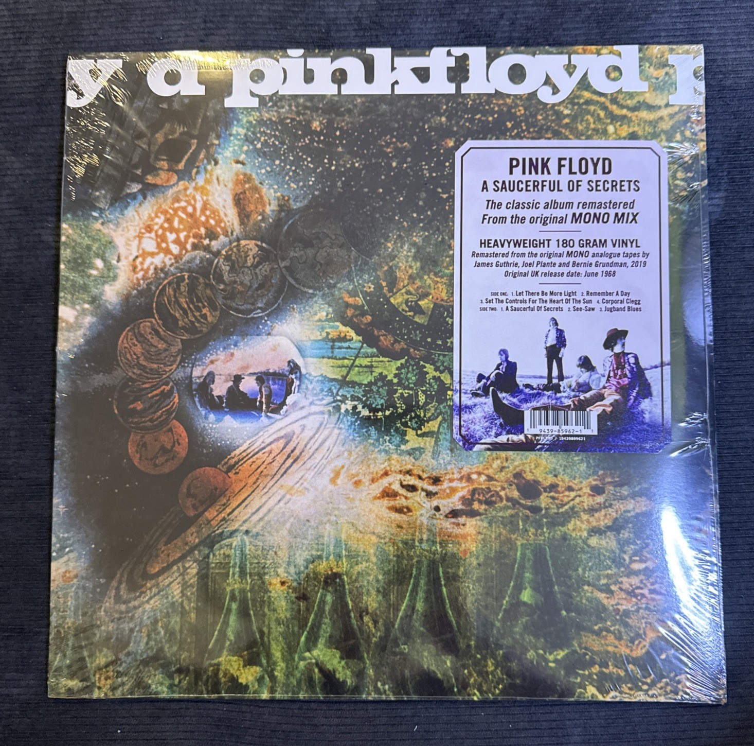 Pink Floyd – A Saucerful Of Secrets (Mono) [New Vinyl LP] Ltd Ed, 180 Gram, Rmst