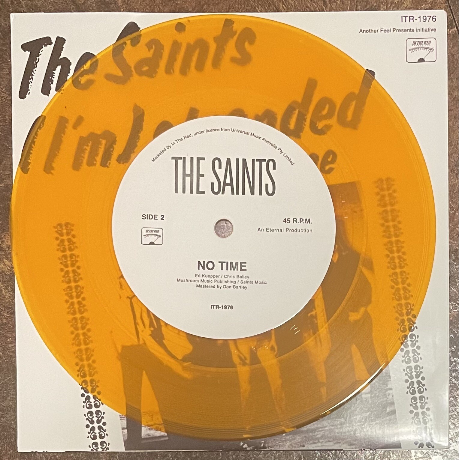 SAINTS (I’m) Stranded / No Time 7″ ORANGE NEW Kid Galahad Eternals Nick Cave LP