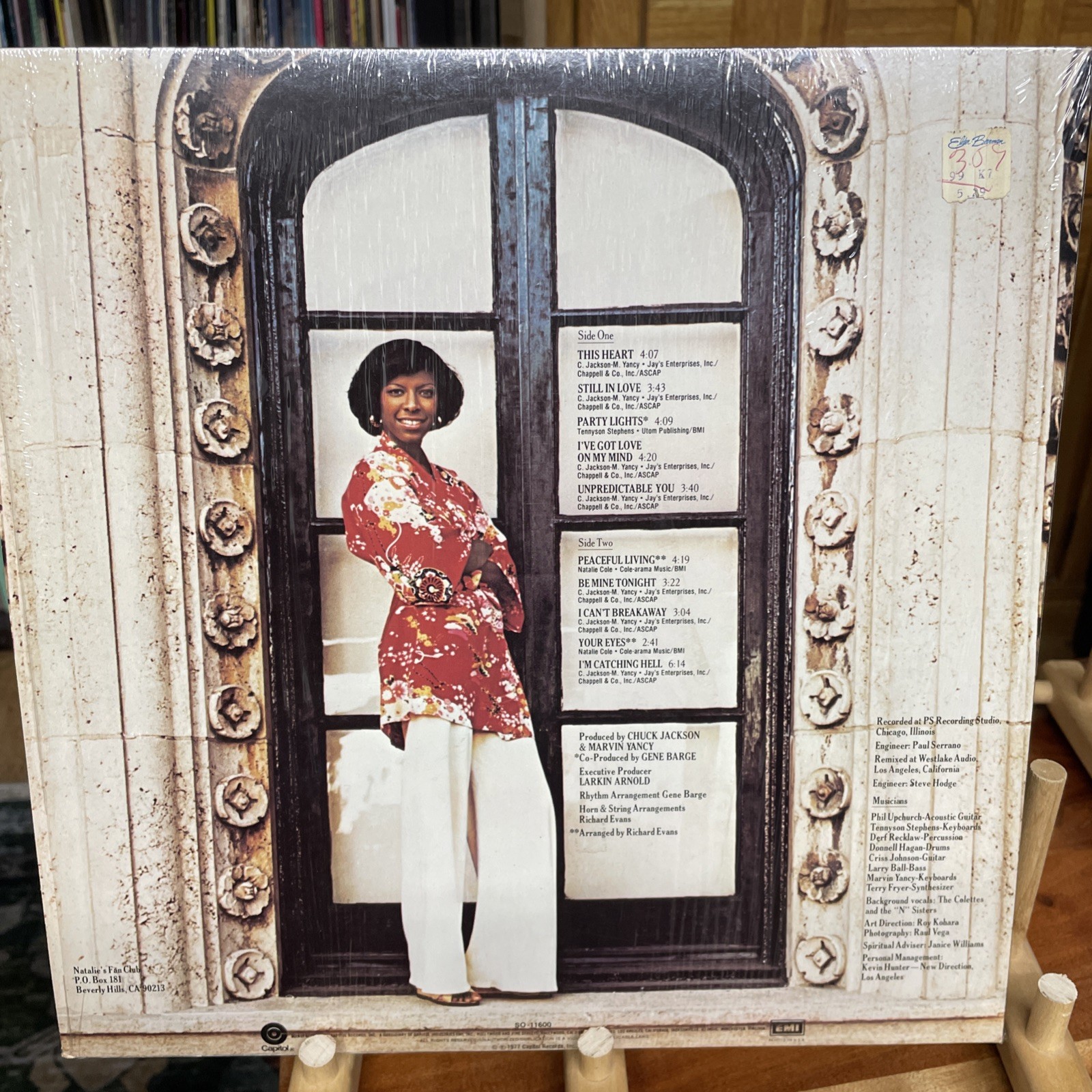 NATALIE COLE UNPREDICTABLE Ultrasonic clean LP VINYL RECORD in Shrink w Hype EX