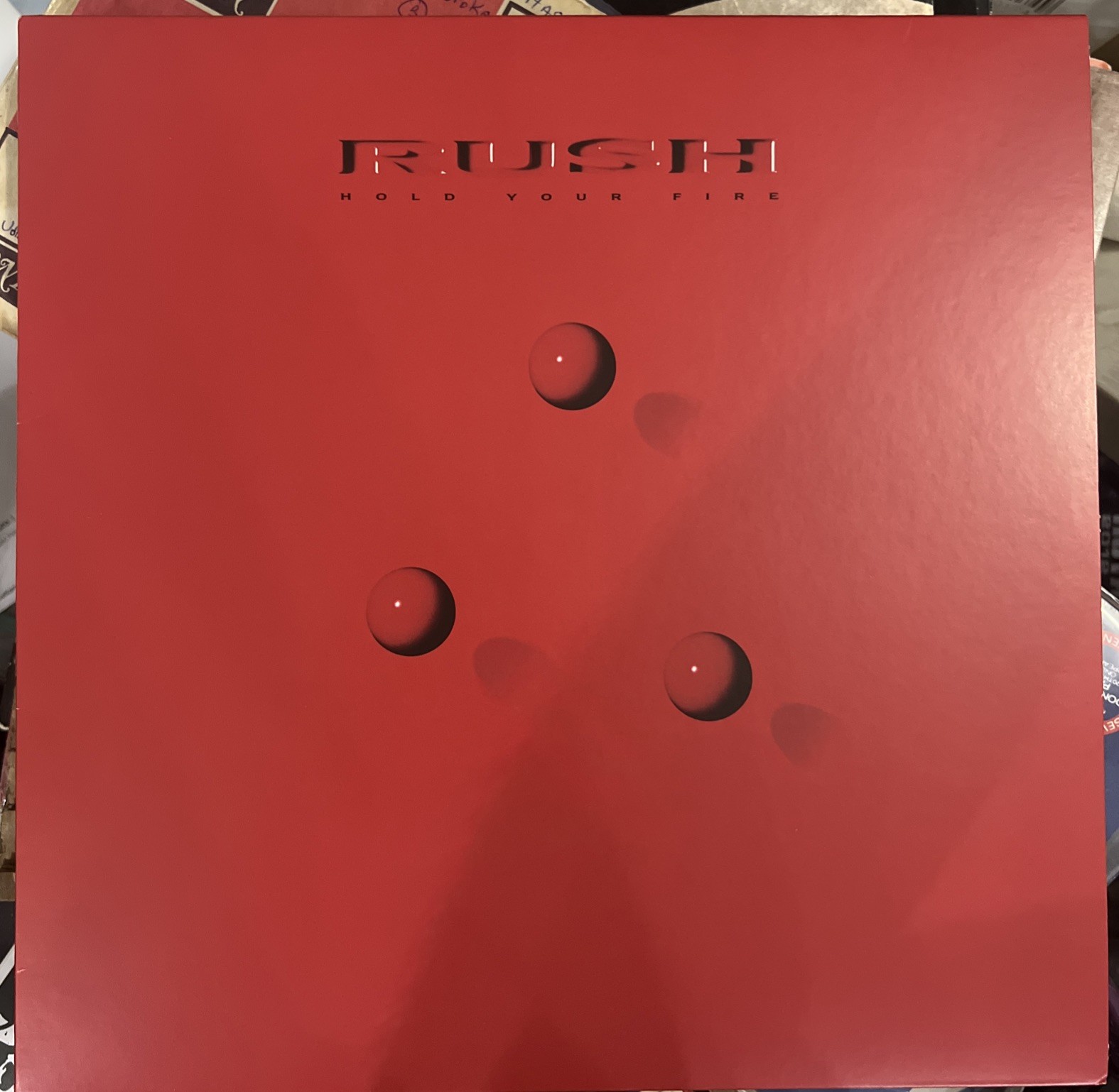 RUSH HOLD YOUR FIRE 2015 180G LP VINYL Mercury Perfect Cond. Opened Never Played