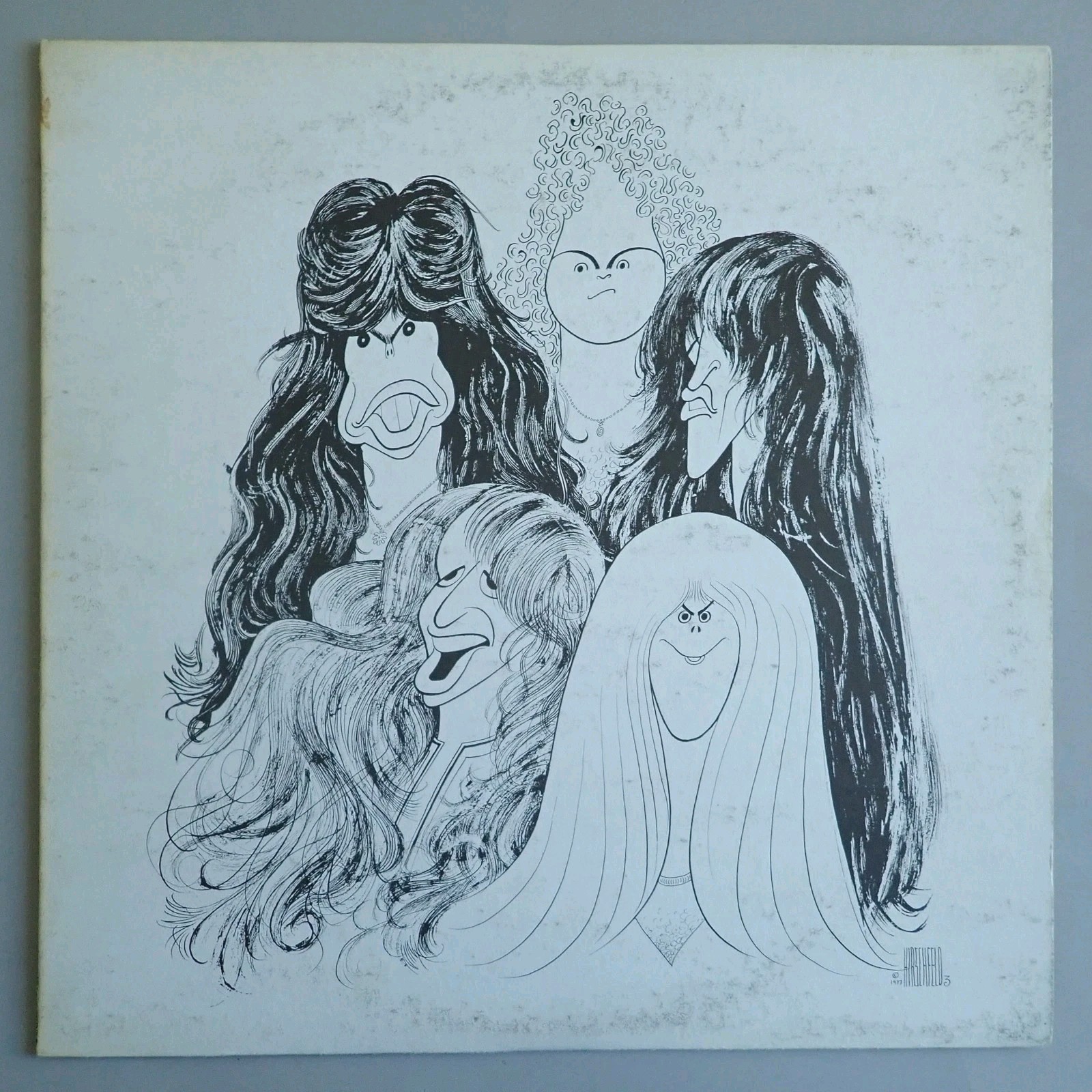 Aerosmith Draw The Line Vinyl Lp Columbia 17977 1977 1st Press CSM Marino Cut