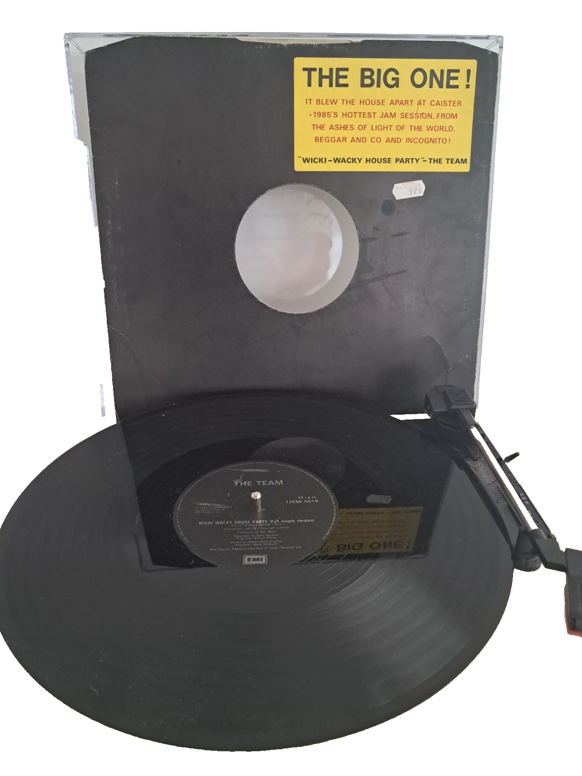 The Team-Wicki Wacky House Party Vinyl 12″ Single.1985 EMI 12EMI 5519. Funk/soul