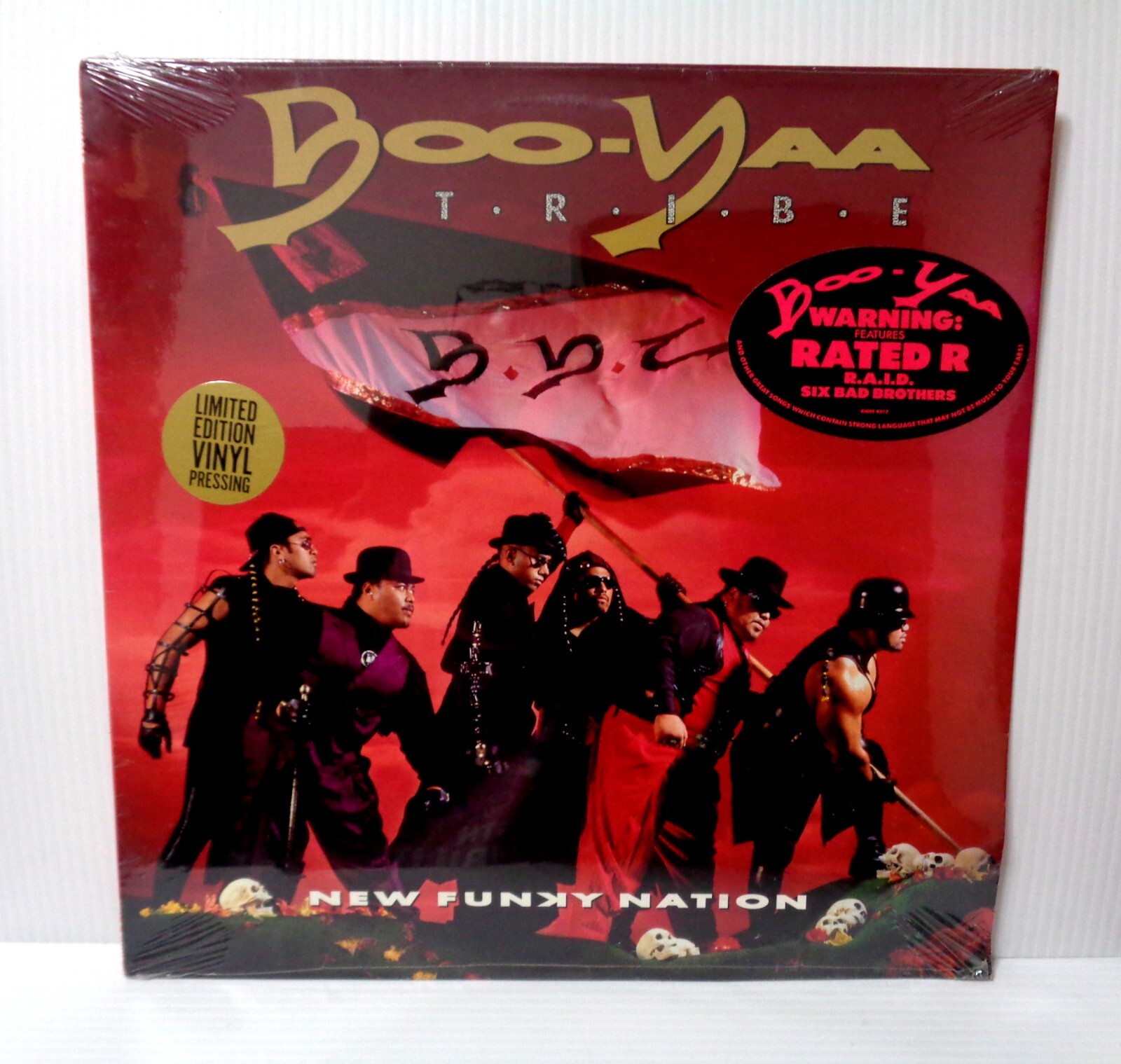 SEALED / BOO-YAA TRIBE NEW FUNKY NATION 1990 4th & Broadway BWAY 4017 GANGSTA