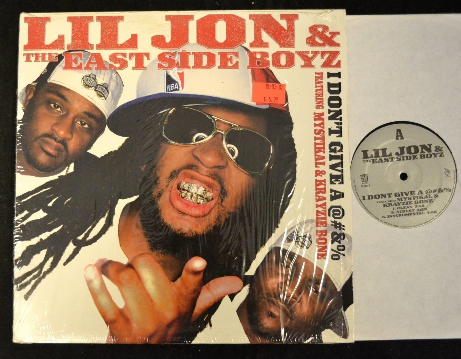 12” RAP Lil Jon & The East side Boyz TVT 2374 I Don’t Give A @#&%
