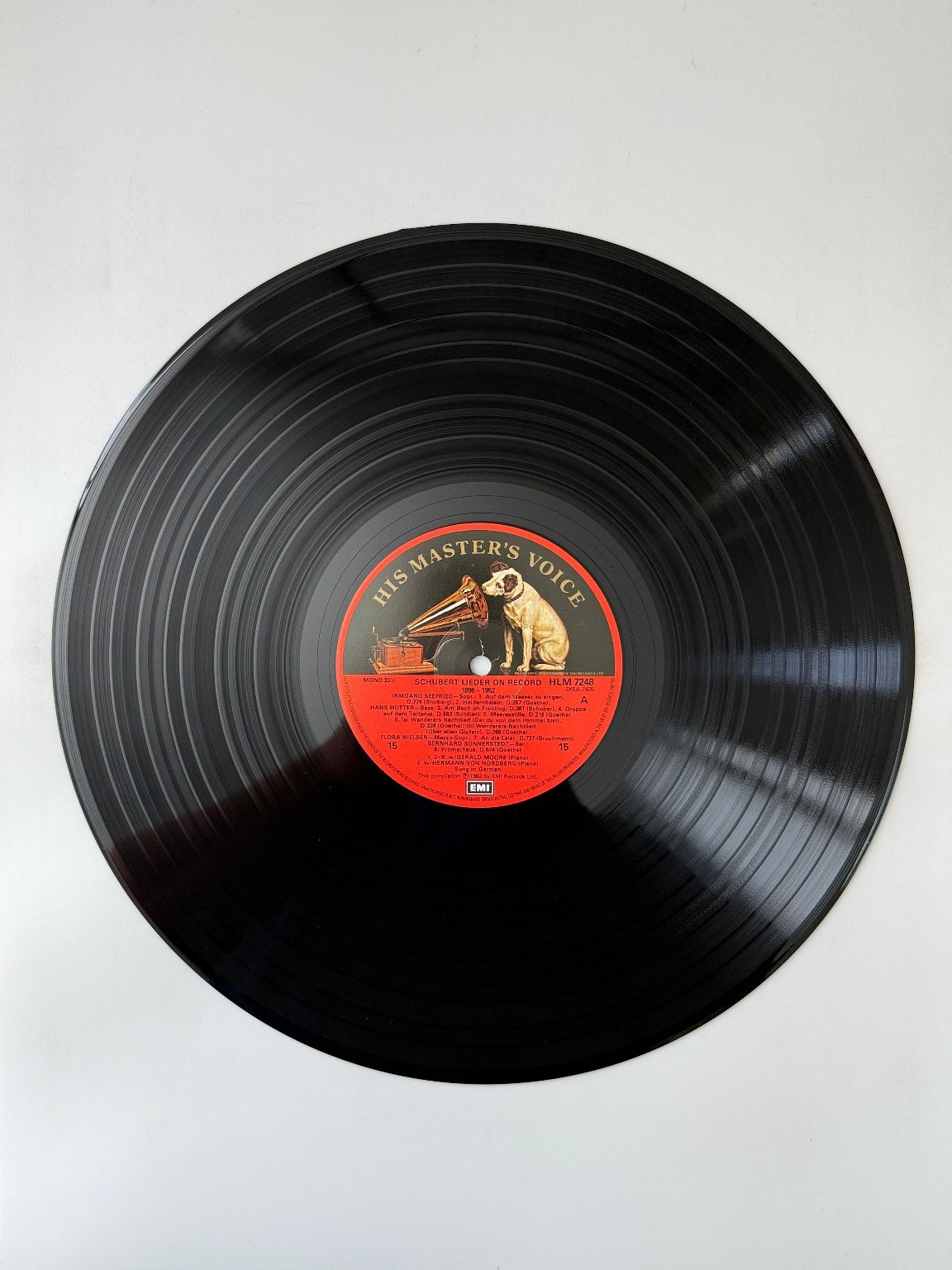 Schubert Lieder on Record 12″ LP Set 1982 Limited Edition EMI Classical 33RPM