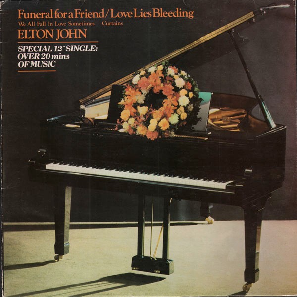 Elton John – Funeral For A Friend / Love Lies Bleeding – UK 12″ Vinyl – 1978 …