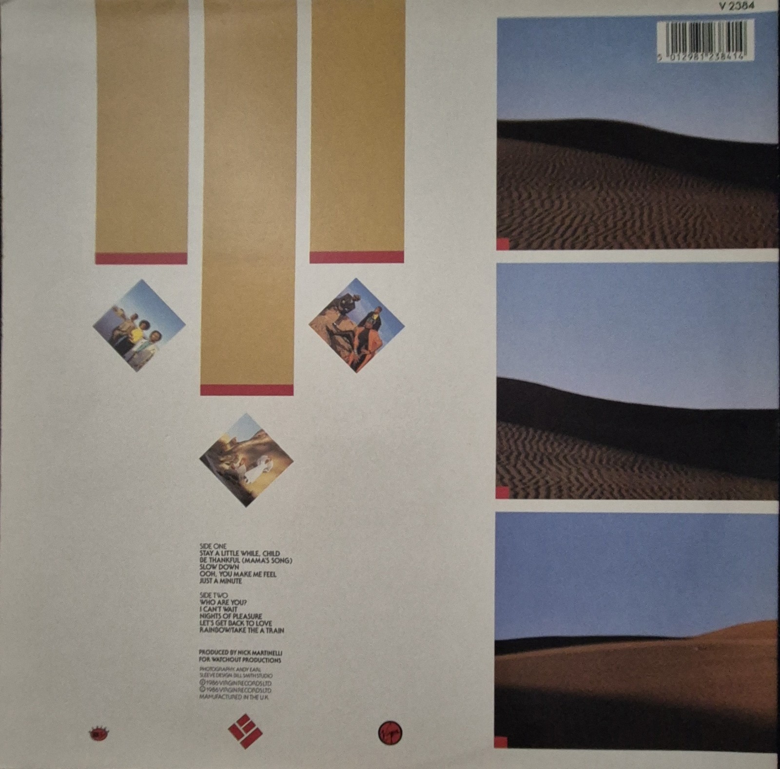 Loose Ends Zagora 1986 Gatefold Vinyl Album VS238