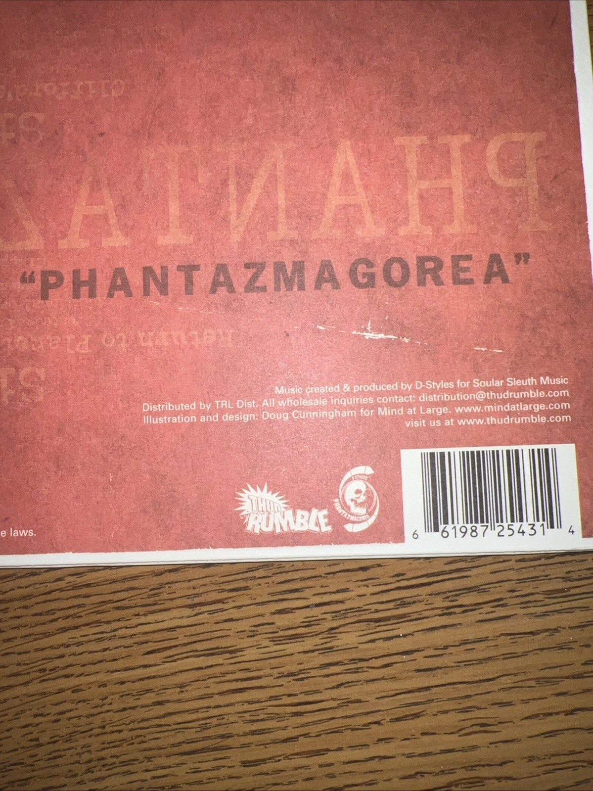 D-STYLES~RETURN TO PLANETARY DETERIORATION~12″ PHANTAZMAGOREA DJ QBERT NUMBERED
