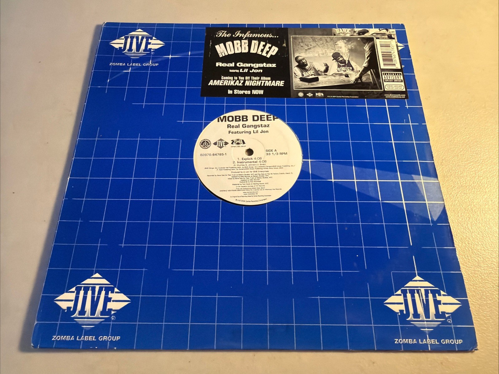 MOBB DEEP – Real Gangstaz Featuring Lil Jon – 12″ Vinyl 2004