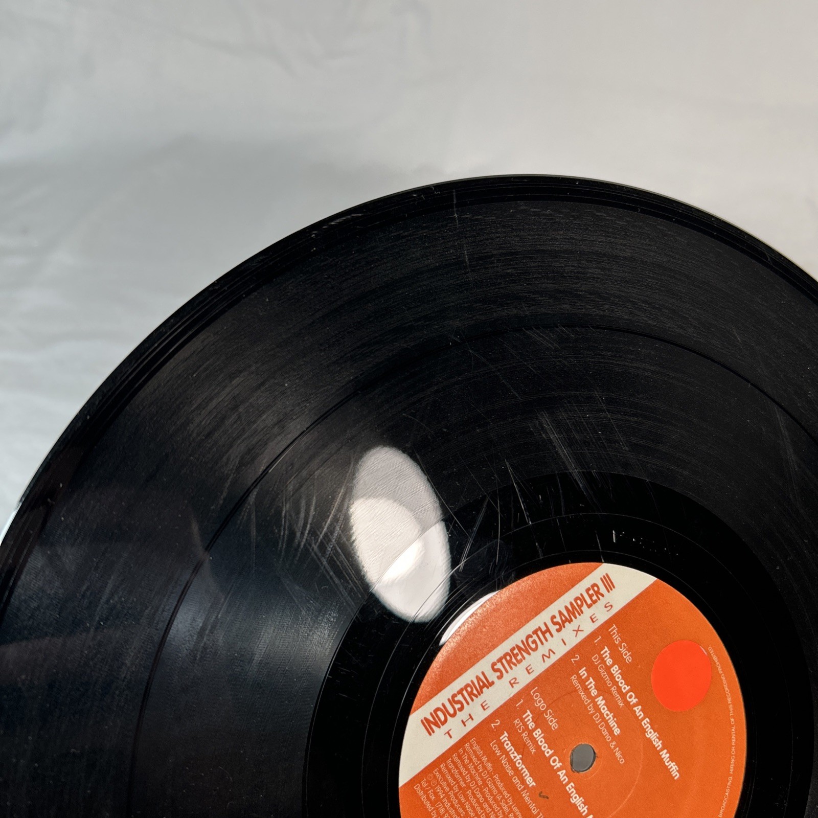 Industrial Strength Sampler III – The Remixes – 12″ Vinyl – 1994 ISR – IS025
