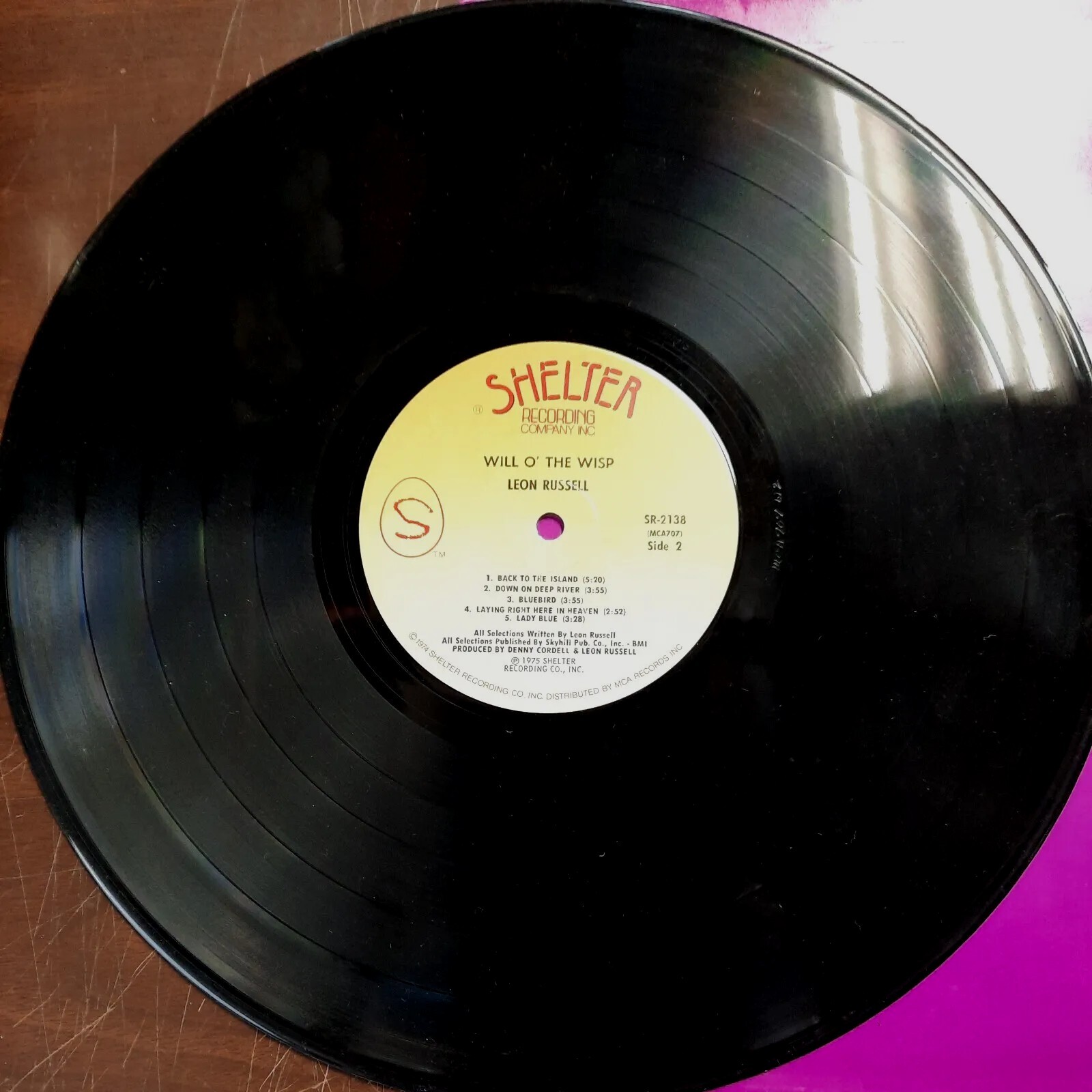 Leon Russell LP Will O’ The Wisp 1979 Shelter MCA Rock READ G-