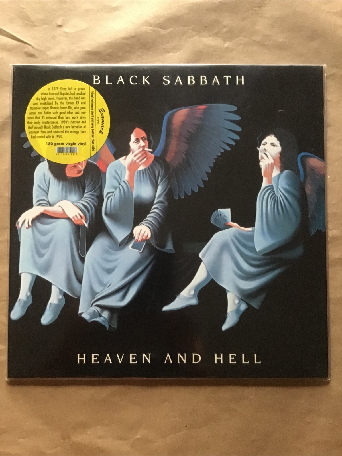 Black Sabbath,Heaven and Hell,Vinyl,Earmark,41041,W/ Hype Sticker,rare