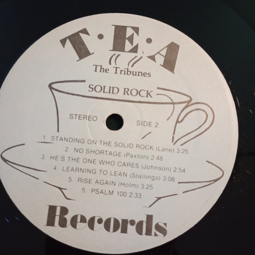 The Tribunes – Solid Rock (Vinyl LP) T.E.A. Records VINTAGE VINYL GOSPEL LP