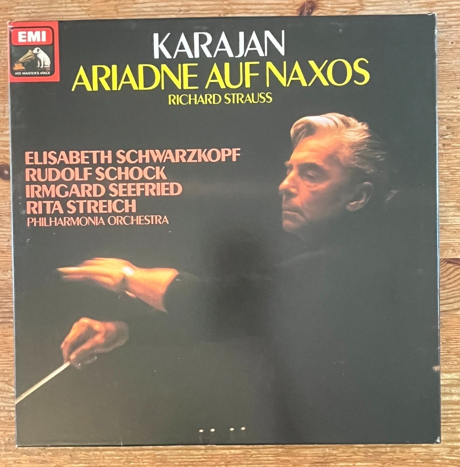 Karajan Strauss – Ariadne auf Naxos LP 1955 HMV Opera Mono Vinyl Box Set