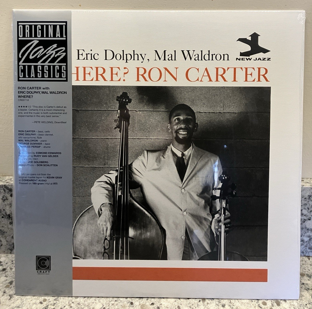 Ron Carter With Eric Dolphy, Mal Waldron – Where? ; LP SEALED MINT