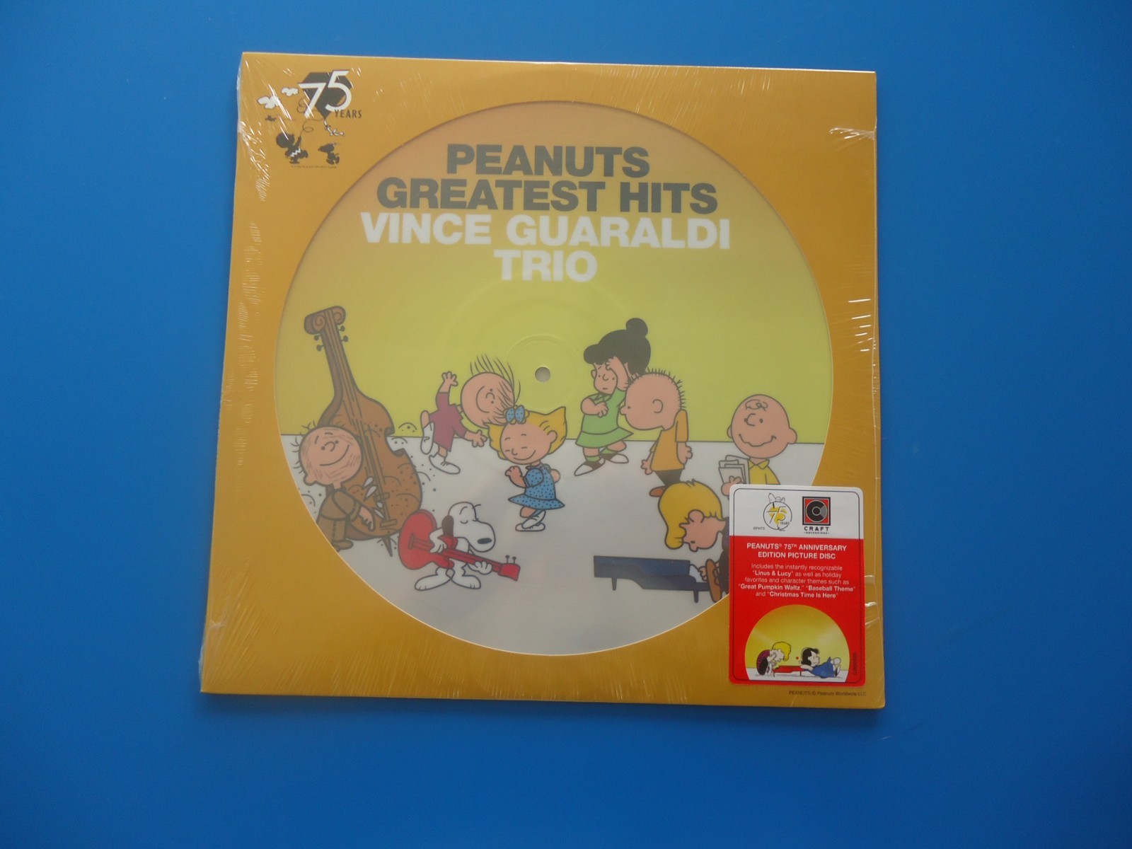 Vince Guaraldi Trio Peanuts Greatest Hits Picture Disc (2025) NEW 75th Anniv.