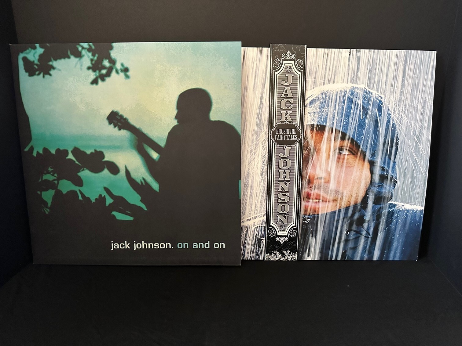 Jack Johnson PROMO Vinyl x2! On and On & Brushfire Fairytales NEW