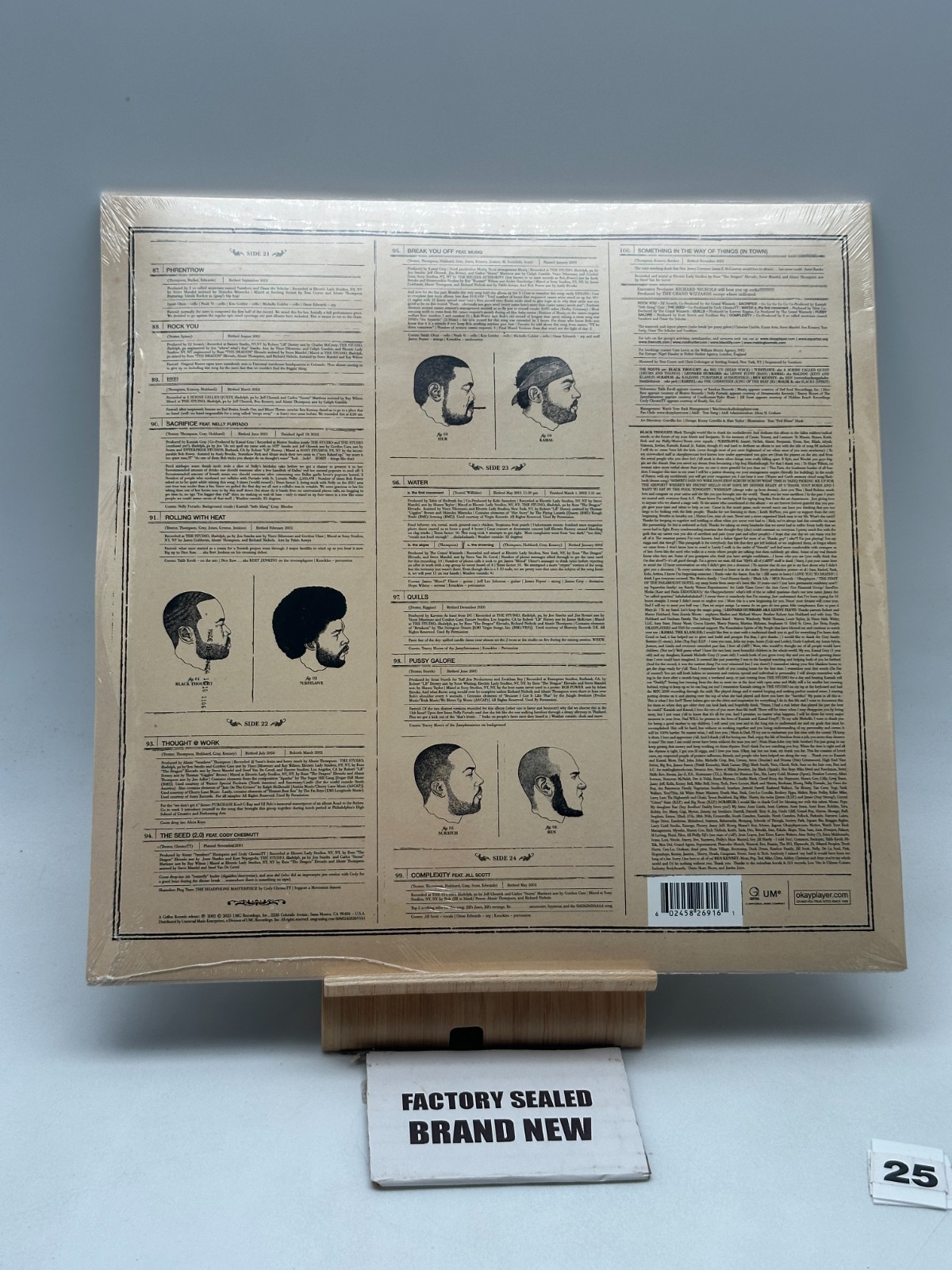 The Roots – Phrenology Limited Edition Repress, Tan Vinyl Brand New 2XLP Vinyl