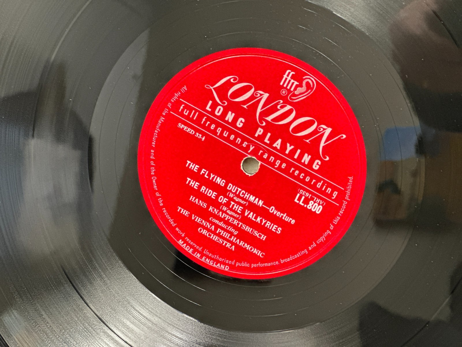 Wagner Hans Knappertsbusch Vienna Philharmonic London LL 800 ffrr Made in Englan