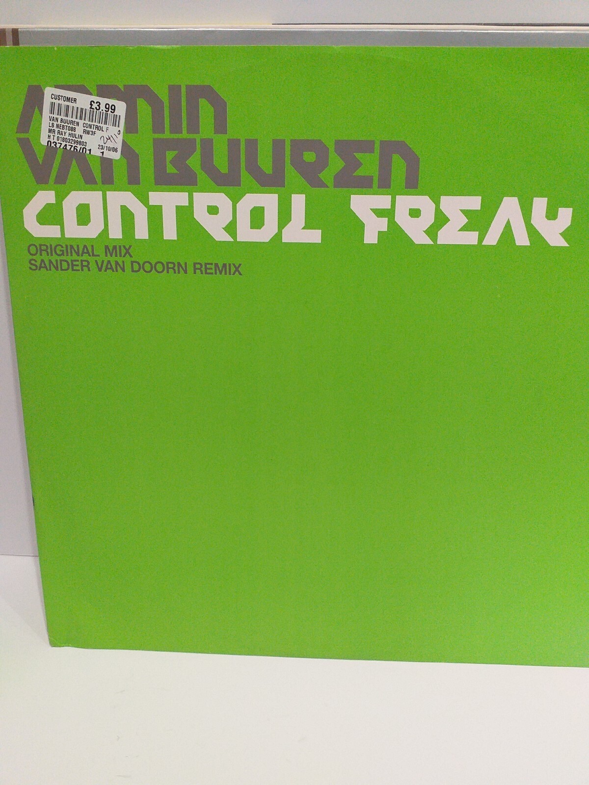 Armin Van Buuren – Control Freak 12″ Vinyl