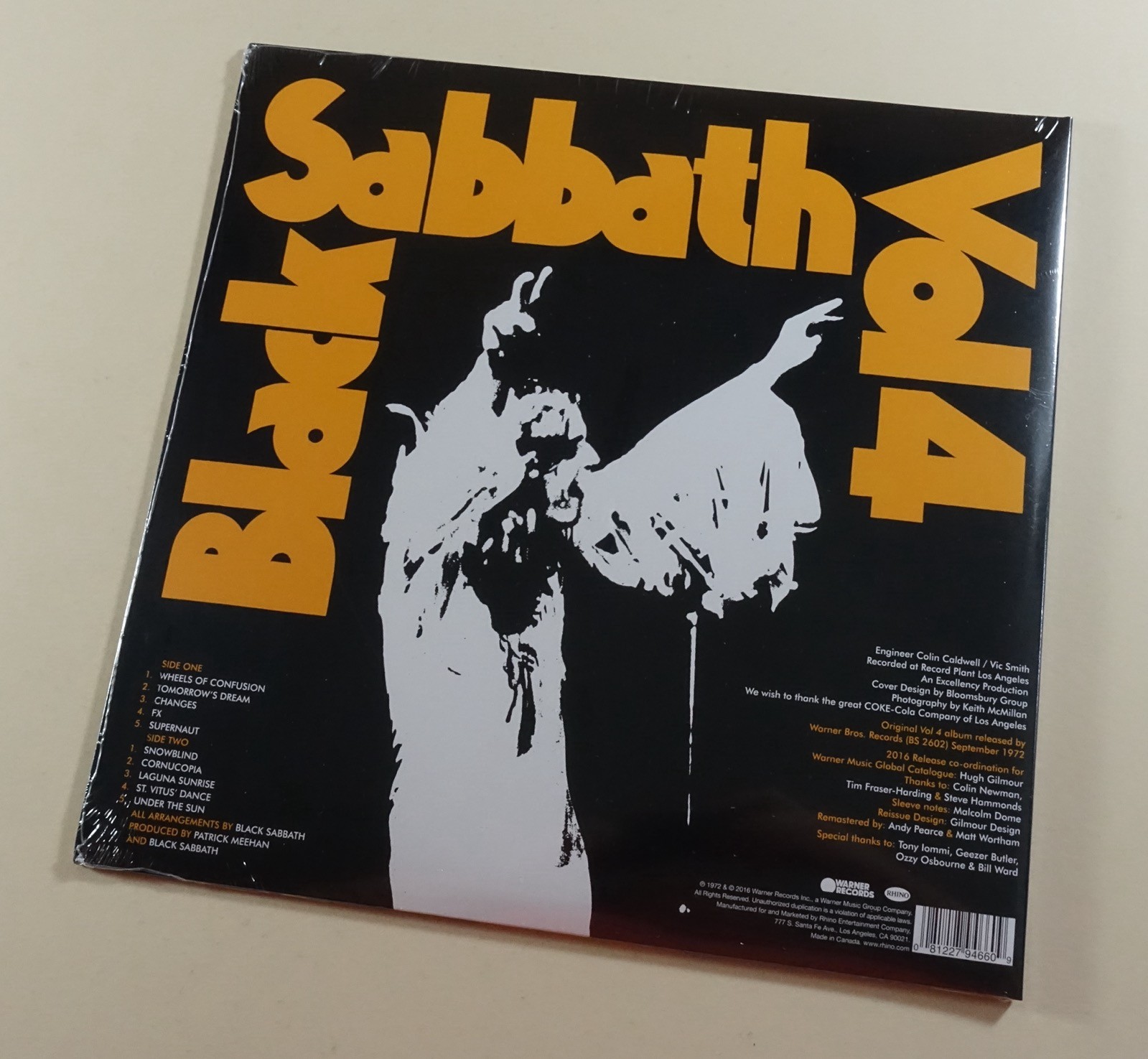 BLACK SABBATH Volume Vol 4 180 GRAM NEW Vinyl LP Gatefold SEALED Ozzy Osbourne ♫