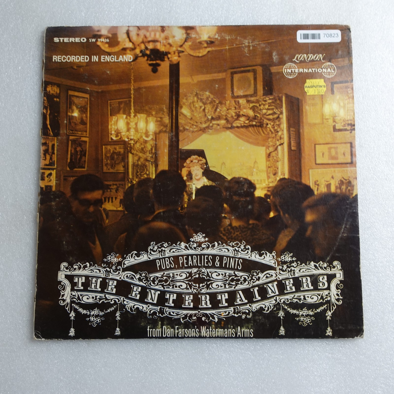 Entertainers Pubs, Pearlies and Pints LP Vinyl Album Record Non-Music Pop Stage