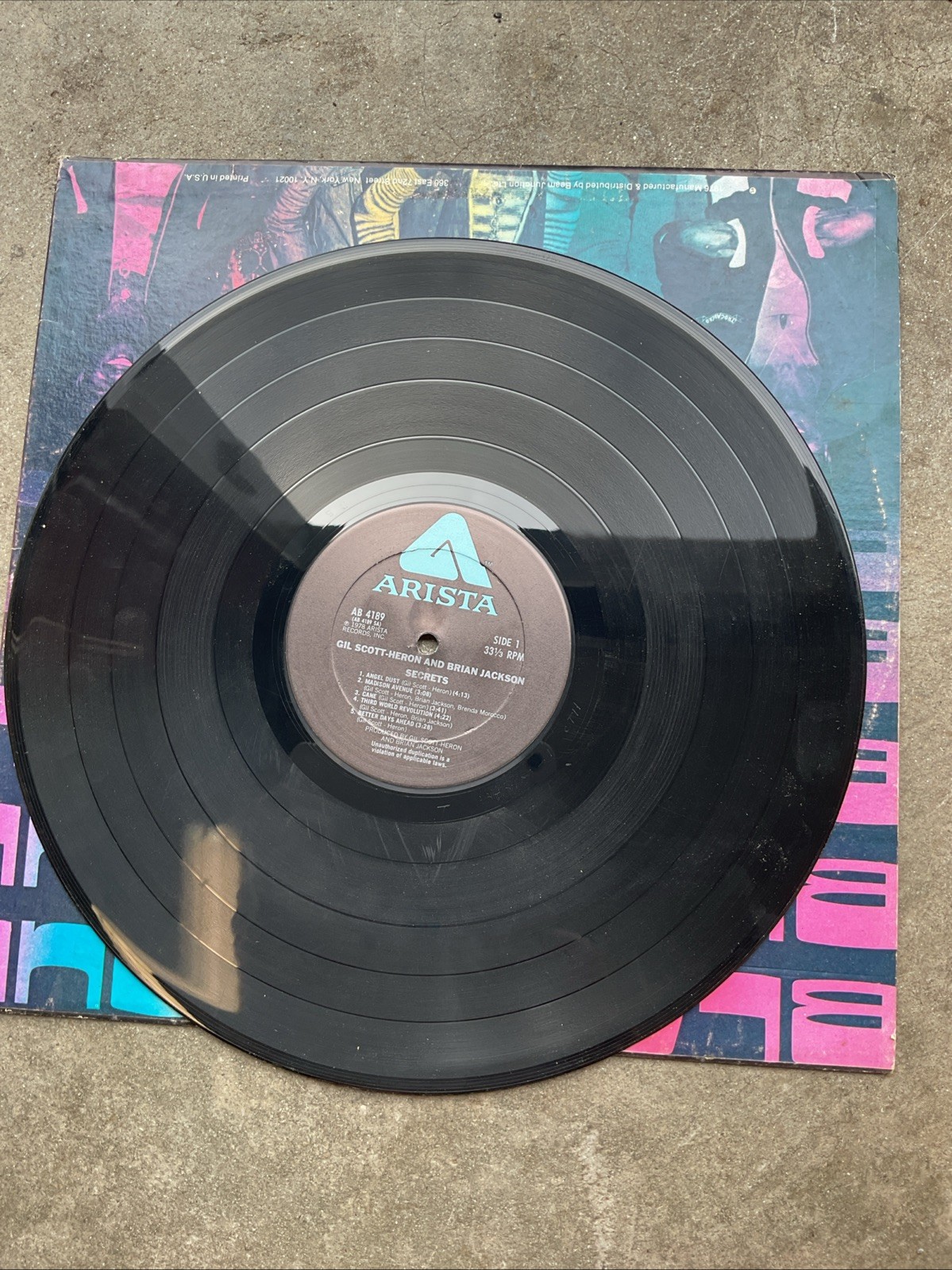 GIL SCOTT-HERON & BRIAN JACKSON Secrets ARISTA LP Excellent