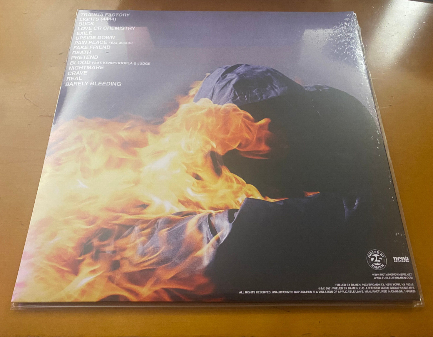 Nothing, Nowhere. – Trauma Factory / Limited Black & Orange Swirl Vinyl SEALED