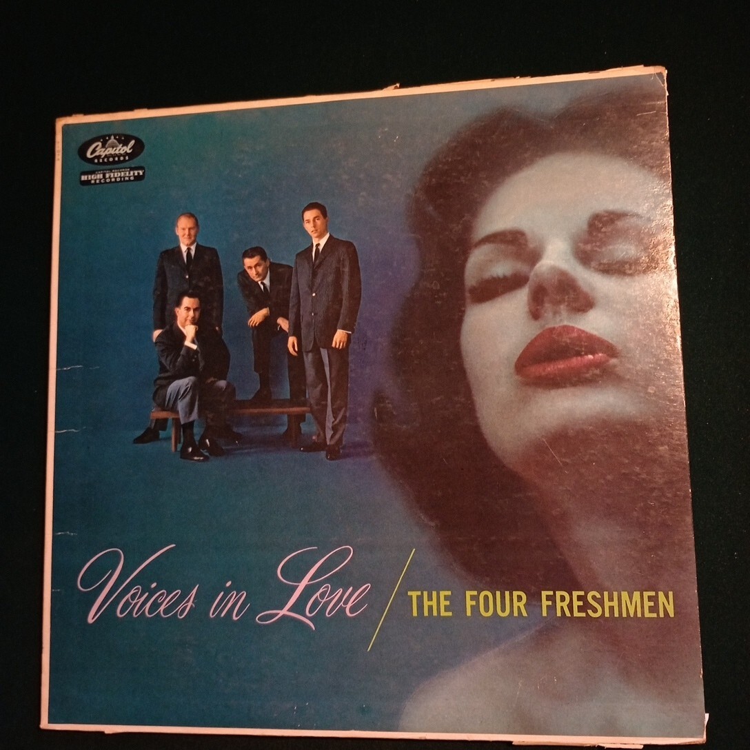 The Four Freshmen – Voices In Love (1958 Vinyl LP) Capitol Records T1074 Mono