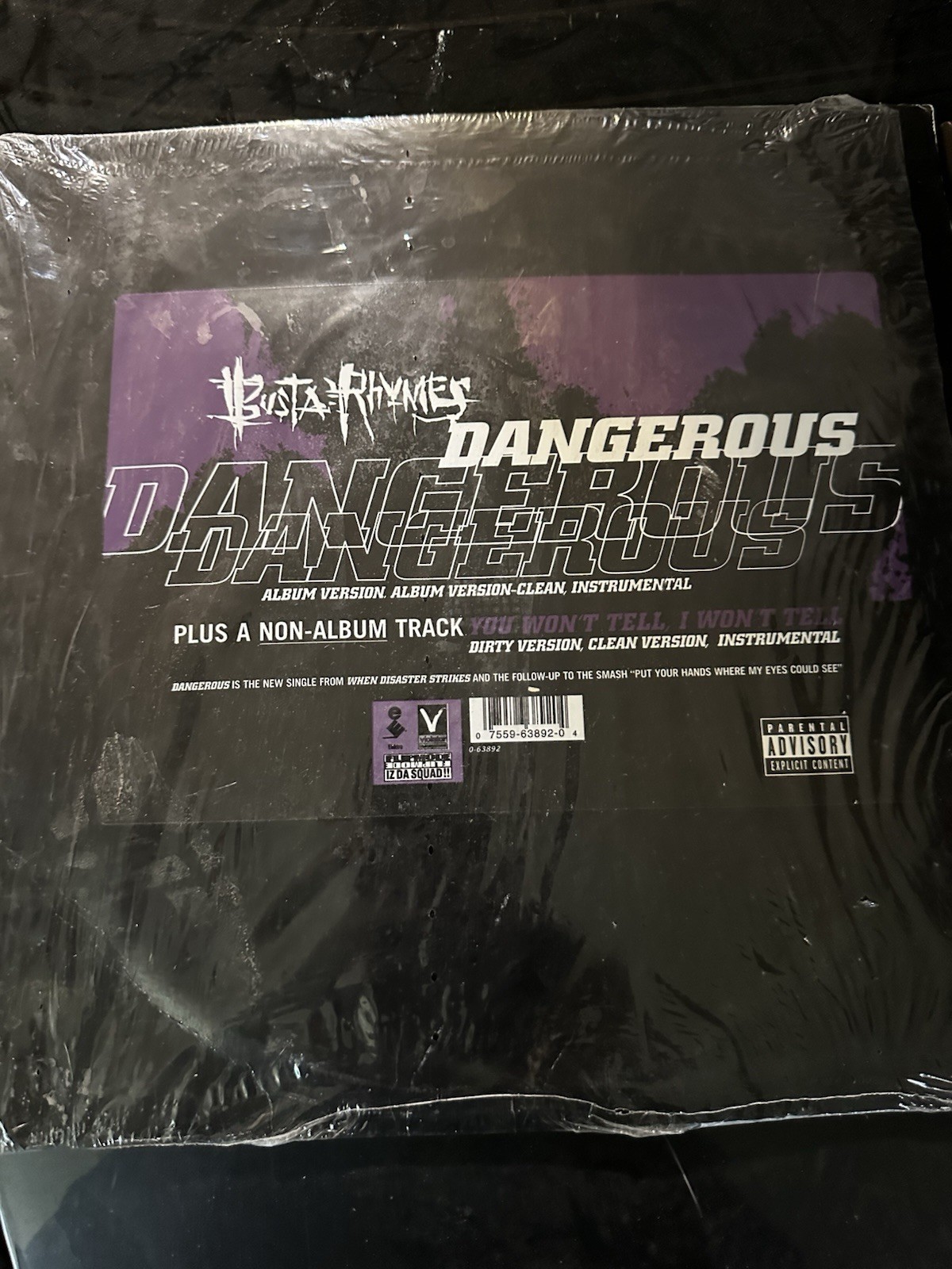 Busta Rhymes – Dangerous – Elektra Records (1997) 12″ Vinyl SINGLE
