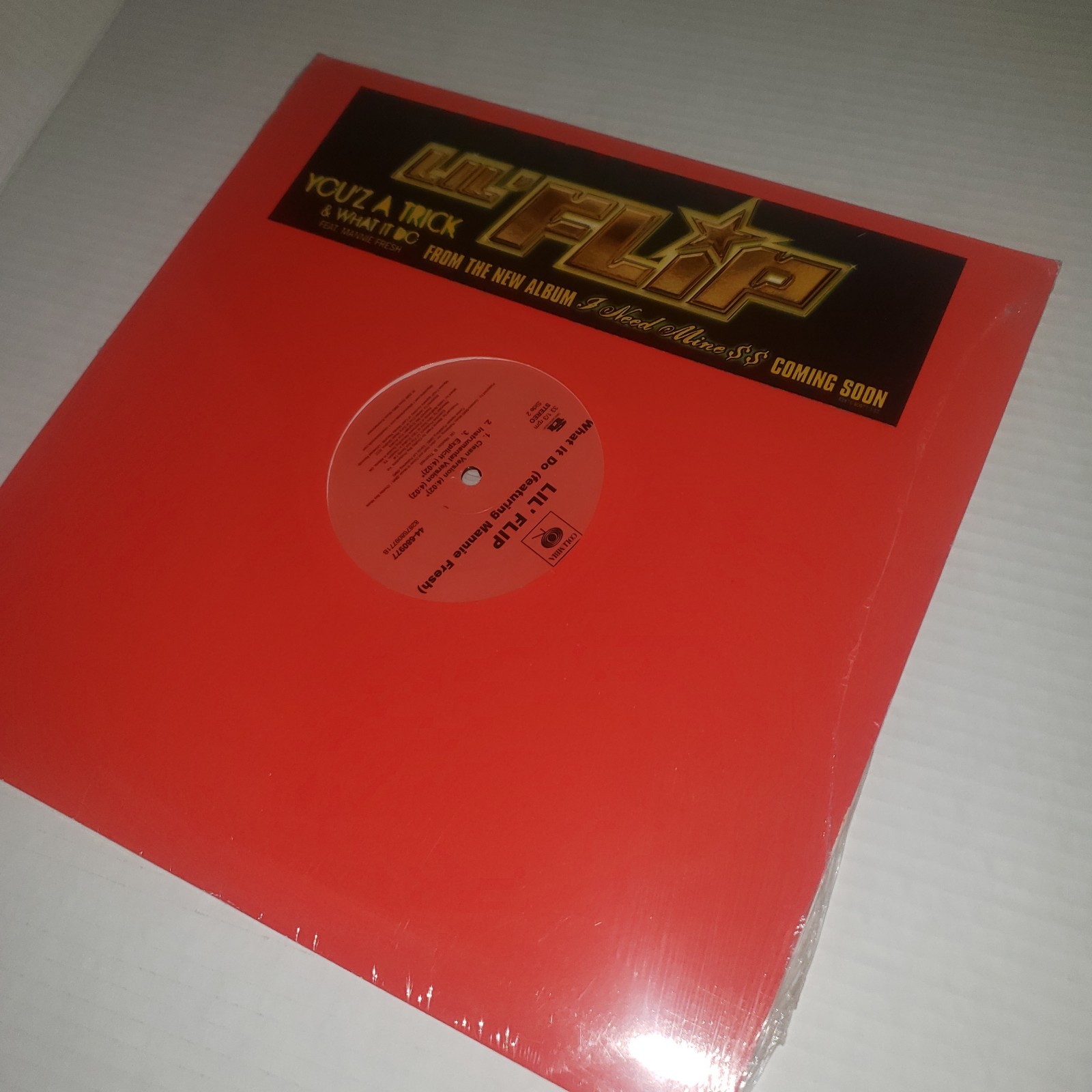 New Sealed Lil’ Flip – You’ze A Trick – 12″ Vinyl, What It Do Manny Fresh 2005