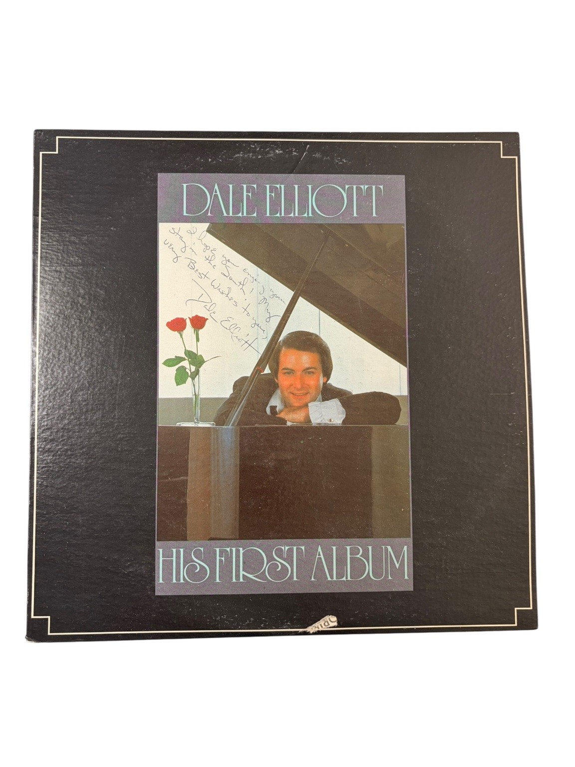Dale Elliott – His First Album LP Record 1978 Signed REM Records Easy Listening
