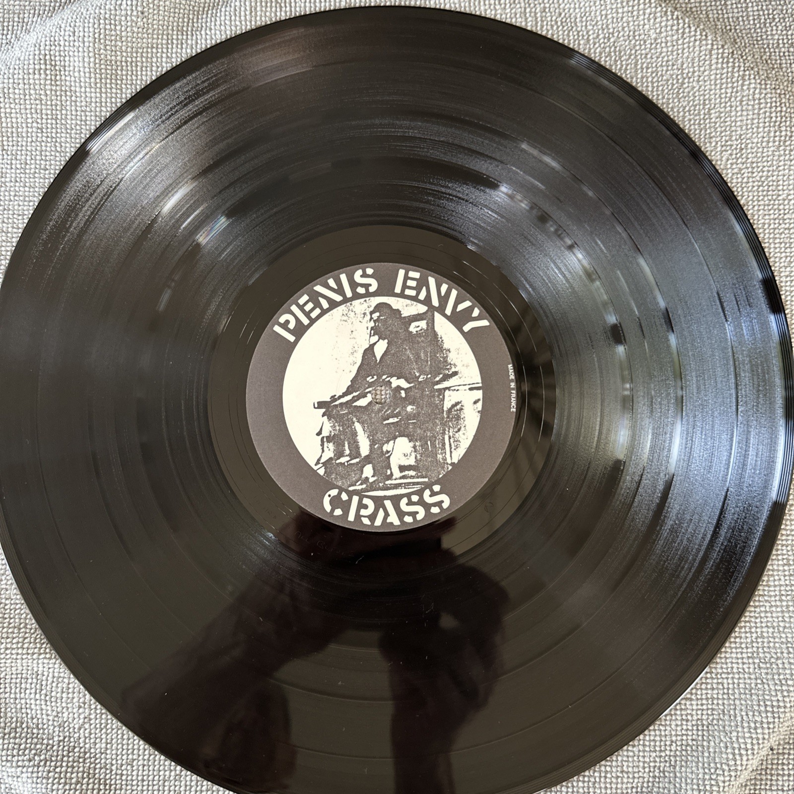Crass, Penis Envy. Crass Records, 321984/1. RE. £3.00- made in France. EX
