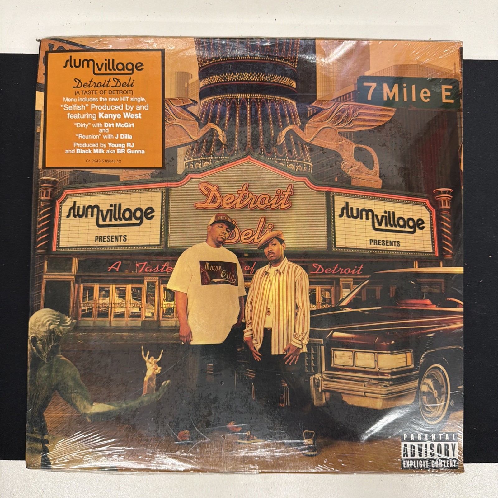Slum Village Detroit Deli – Taste Of Detroit 2 LP Set Vinyl Brand New Sealed
