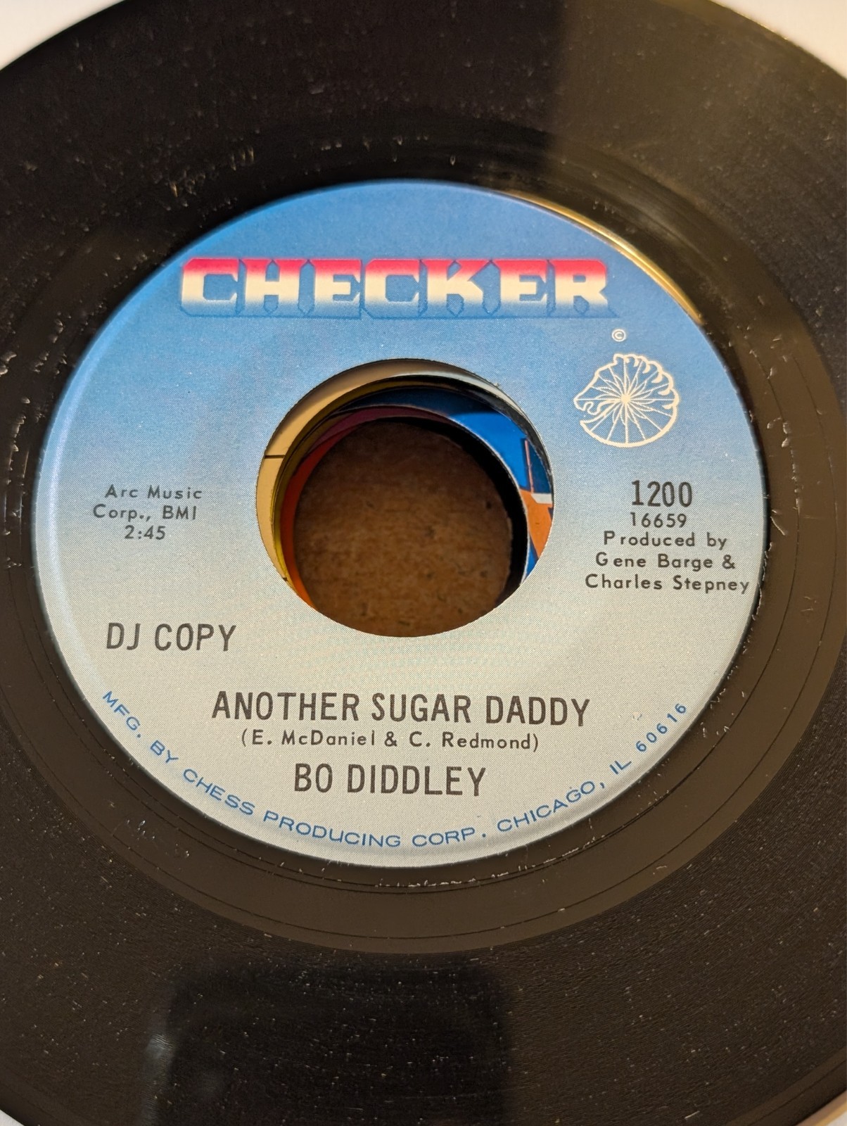 FUNK Bo Diddley I’m High Again / Another Sugar Daddy Checker 1200 1968 PROMO EX