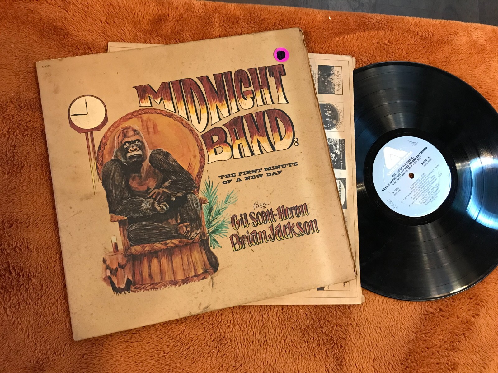 GIL SCOTT-HERON brian jackson lp & midnight band 1975 first minute of a new day!