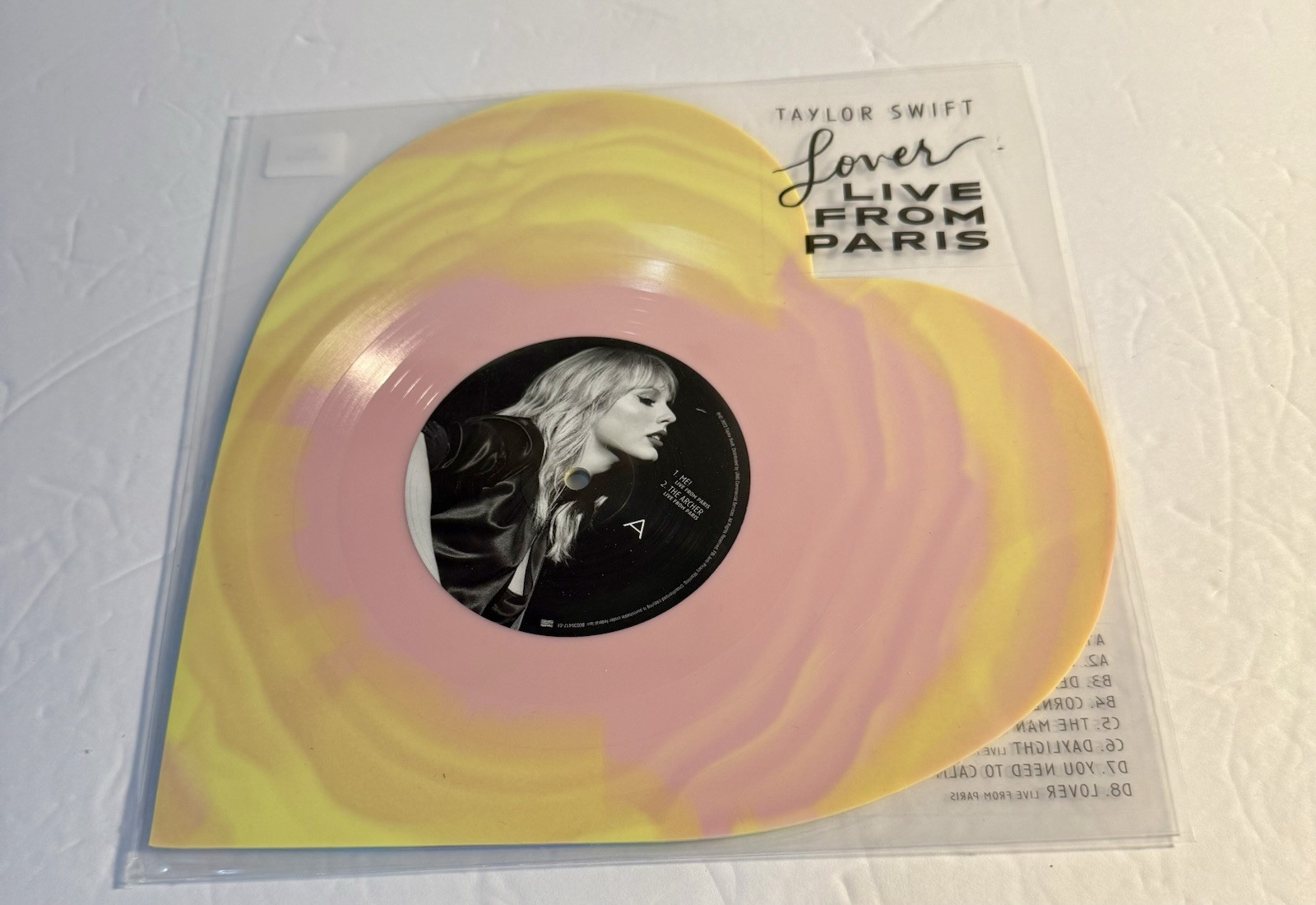 Taylor Swift “Lover” (Love From Paris) Vinyl Colors Plus Elizabeth Taylor 45rpm