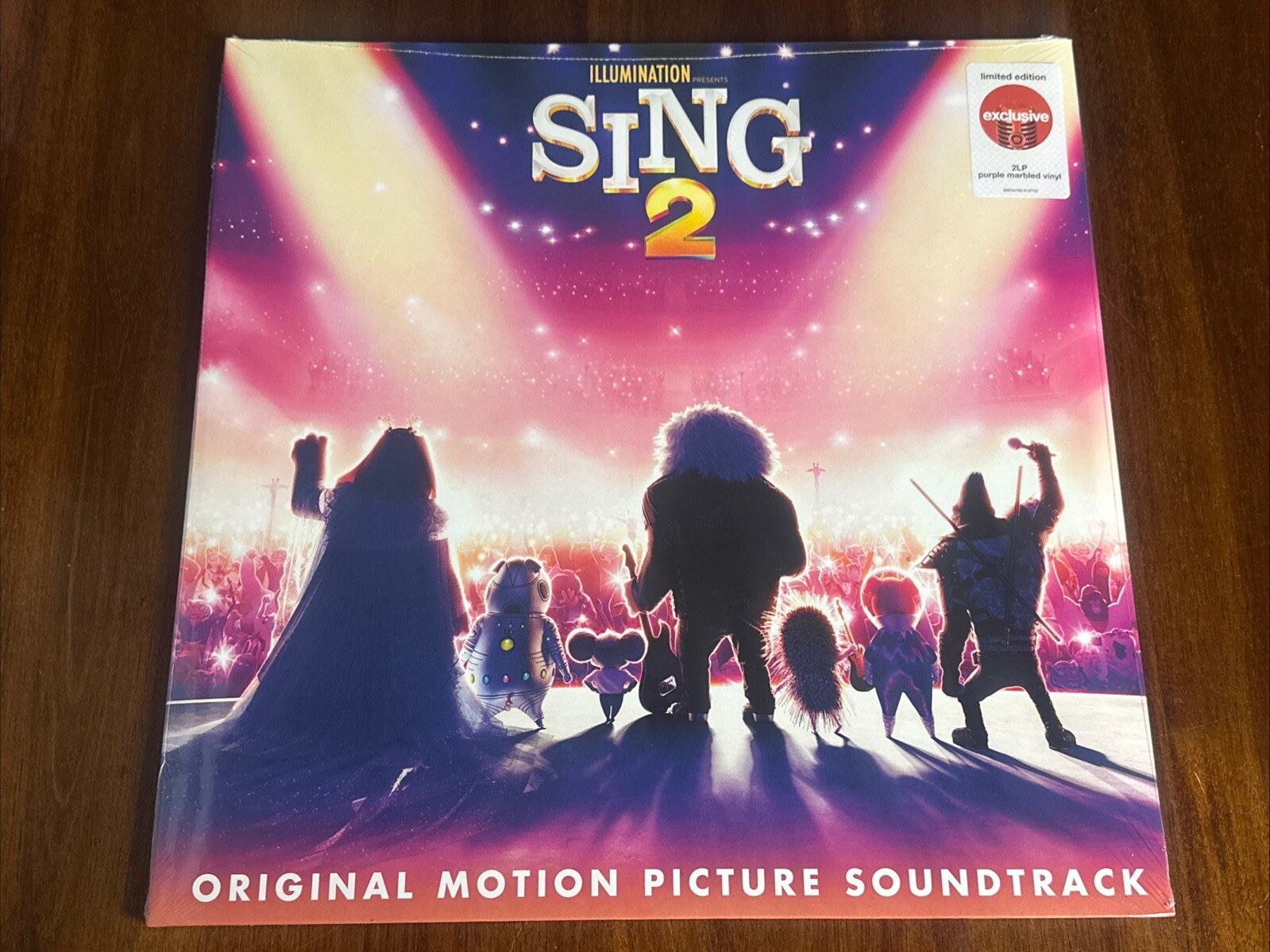 Disney’s Sing 2 Soundtrack Limited Edition Purple Marble Vinyl 2 LP