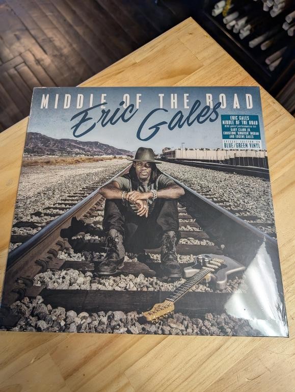 Eric Gales – Middle Of The Road 2022 Special Edition blue/green vinyl LP NEW