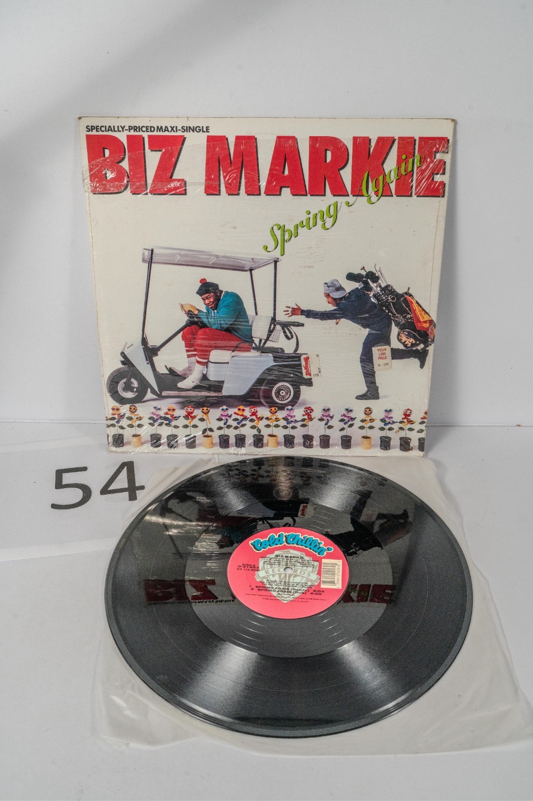 Biz Markie – Spring Again 1989 12″ US Orig Cold Chillin CSB Notes Shrink VG+
