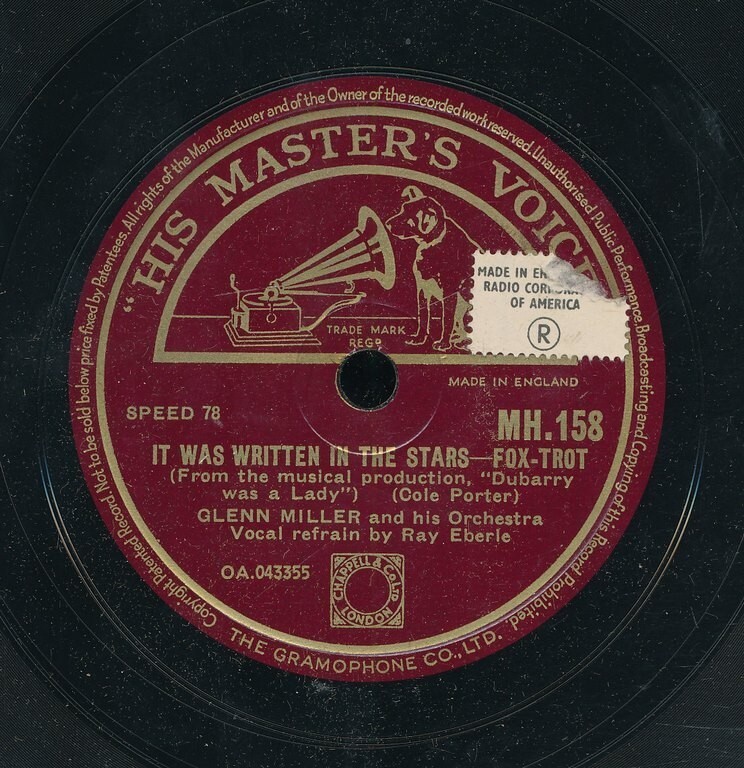 78tk-swing-HMV-UK-M.H. 158-Glenn Miller-(It was written in the stars/Twilight)